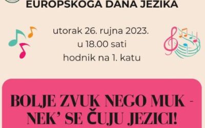 SVEČANA PROSLAVA EUROPSKOGA DANA JEZIKA 2023.