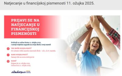 NATJECANJE U FINANCIJSKOJ PISMENOSTI 2025.