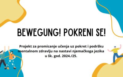 USPJEŠNO ZAVRŠEN PROJEKT „BEWEGUNG! POKRENI SE!“