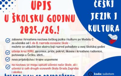 POZIV ZA UPIS NA NASTAVU ČEŠKOG JEZIKA I KULTURE