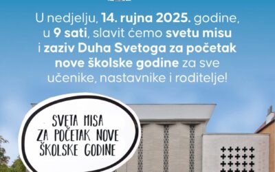 SVETA MISA ZA POČETAK NOVE ŠKOLSKE GODINE