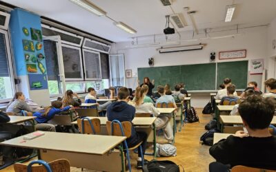 PREDAVANJE O UPRAVLJANJU EMOCIJAMA I GOSTOVANJE DRAGANE MLADENOVIĆ U 8.B RAZREDU